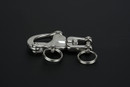 5" Jaw Swivel Snap Shackle 316 Stainless Steel for Sailboat Spinnaker Halyard