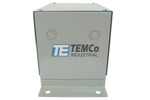3 Phase - 380 Volts Primary - 600 Volts Secondary - 3 kVA - Control Transformer - 60 Hz - Copper - Enclosed (Ventilated Core & Coil) - TEMCo - T07896