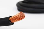 TEMCo WC0012 Welding Cable - 1/0 AWG 5 ft - Black