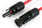 10 AWG Solar Panel Extension - 1 Pair 50 ft Black/Red