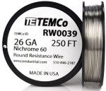 26 AWG 250 ft Nichrome 60 resistance wire.