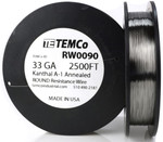 33 AWG 2500 ft Kanthal A-1 round resistance wire.