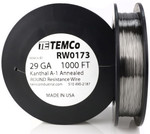 29 AWG 1000 ft Kanthal A-1 round resistance wire.