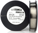 Pure Nickel Wire 30 AWG RW0214 - 8 oz 1659 ft Nickel 200 Ni200 Non-Resistance