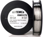 Stainless Steel Wire 30 AWG RW0579 - 8 oz 1858 ft SS 316L Non-Resistance AWG