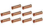 2 AWG Bare Copper Butt Splice Connector - 10 Pack