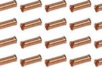 2 AWG Bare Copper Butt Splice Connector - 25 Pack