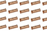 3/0 AWG Bare Copper Butt Splice Connector - 100 Pack