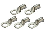 Tin Plated Copper Ring Terminal - 1/0 AWG, 1/2" Hole (5 Pack)