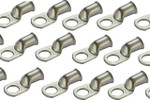 Tin Plated Copper Ring Terminal - 1/0 AWG, 1/2" Hole (50 Pack)