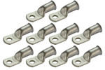 Tin Plated Copper Ring Terminal - 2/0 AWG, 5/16" Hole (10 Pack)