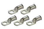 Tin Plated Copper Ring Terminal - 2/0 AWG, 1/2" Hole (5 Pack)