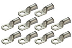 Tin Plated Copper Ring Terminal - 2/0 AWG, 1/2" Hole (10 Pack)