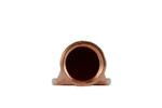 Bare Copper Ring Terminal - 6 AWG, 1/2" Hole (10 Pack)