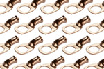 Bare Copper Ring Terminal - 6 AWG, 1/2" Hole (50 Pack)