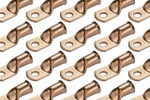 Bare Copper Ring Terminal - 4/0 AWG, 3/8" Hole (100 Pack)