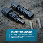 Staubli MC4 PV Solar Panel Cable Connector 20 Pairs for 8 AWG - Made in USA