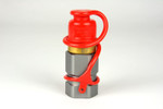 (HF0007 + HF0008) 3/4" Female SAE Thread 1/2" Body Pair Hydraulic Coupler ISO 16028 Flat Face Quick Connect