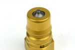 1/2" Female NPT Thread 1/2" Body Male Hydraulic Coupler ISO 7241B Poppet Valve Quick Connect