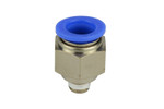 1/8" NPT to 1/2" Hose OD Pneumatic Air Quick Push to Connect Fitting