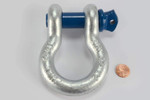 5/8" D Ring Bow Shackle Screw Pin Clevis 3.25 Ton