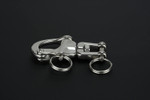 2-3/4" Jaw Swivel Snap Shackle 316 Stainless Steel for Sailboat Spinnaker Halyard