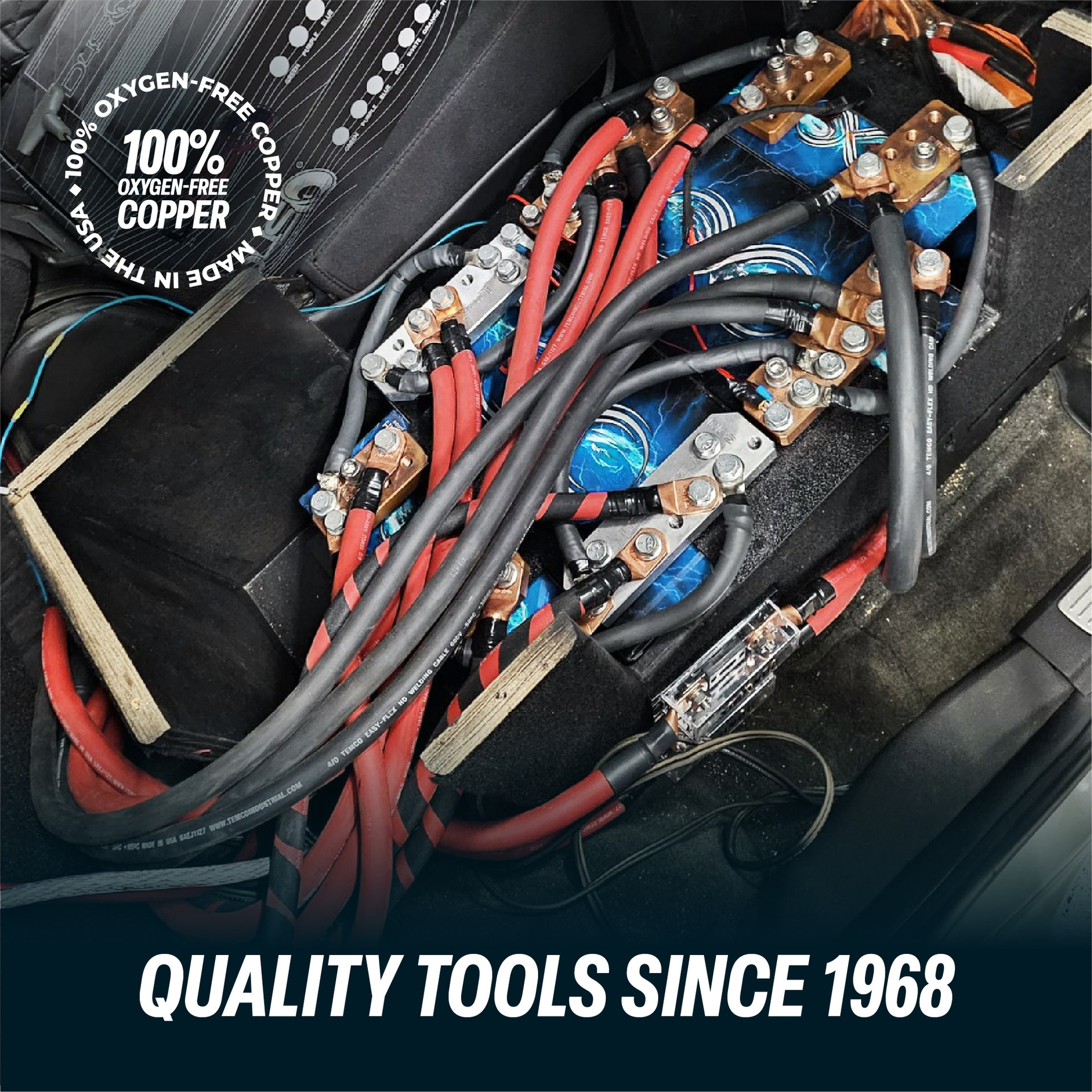 TEMCo WC0487 Welding Cable 4/0 AWG 40 ft Black TEMCo Industrial