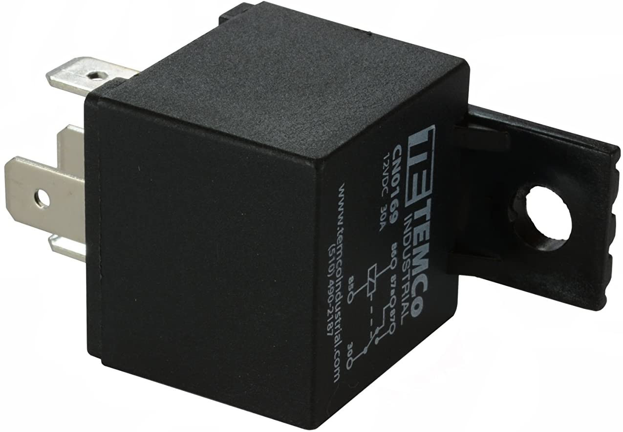 TEMCo 6V 30/40 Amp Bosch Style S Relay SPDT Automotive