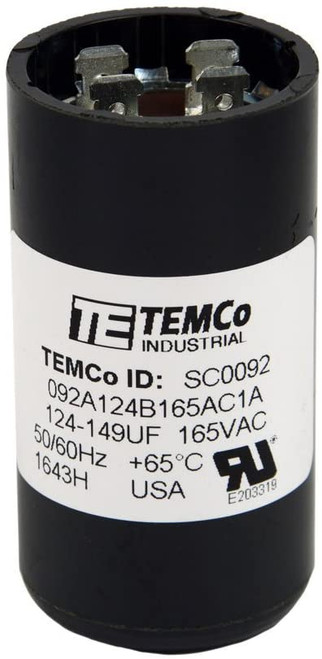 TEMCo Motor Start Capacitor SC0083-340-408 mfd 220-250 V VAC Volt uf Round HVAC AC Electric