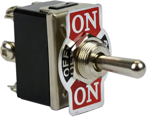 Heavy Duty 20A 125V ON-ON DPDT 6 Terminal Toggle Switch - TEMCo