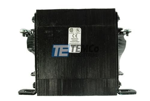 1 Phase - 240/480 Volts Primary - 110/220 Volts Secondary - 1 KVA - Control Transformer - 60 Hz - Copper - Open (Core & Coil) - TEMCo - TT3141