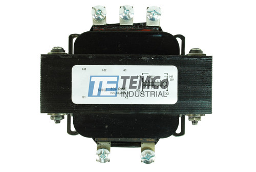 1 Phase - 347/380 Volts Primary - 220 Volts Secondary - 25 VA - Control Transformer - 60 Hz - Copper - Open (Core & Coil) - TEMCo - TT5142