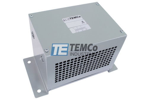 3 Phase - 240 Volts Primary - 380Y/220 Volts Secondary - 3 kVA - Control Transformer - 50/60 Hz - Copper - Enclosed (Ventilated Core & Coil) - TEMCo - T00486