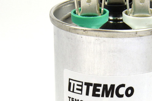 TEMCo 70+7.5 uF Dual Run Capacitor CBB65, 70/7.5 MFD, 370-440V