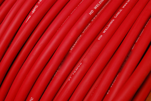 TEMCo WC0028 Welding Cable - 2/0 AWG 35 ft - Red