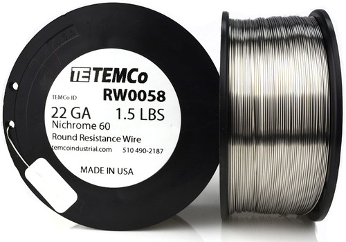 22 AWG 1.5 lb Nichrome 60 resistance wire.