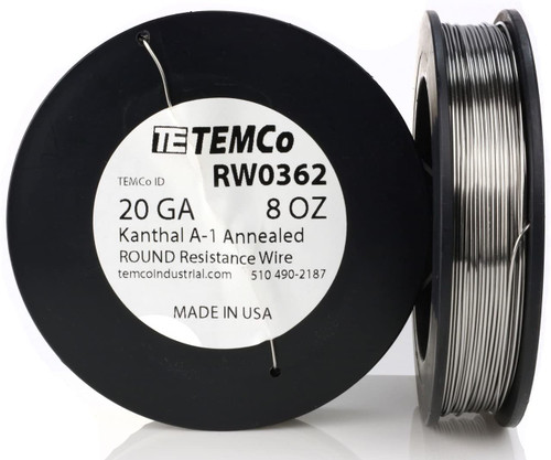 20 AWG 8 oz Kanthal A-1 round resistance wire.