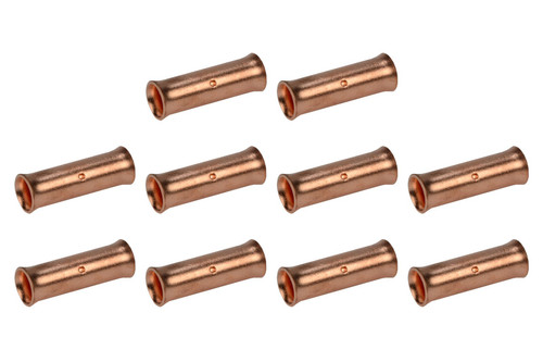 4 AWG Bare Copper Butt Splice Connector - 10 Pack