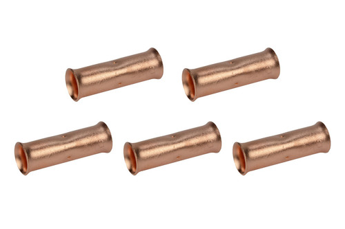 2/0 AWG Bare Copper Butt Splice Connector - 5 Pack