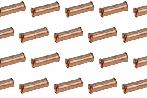 2/0 AWG Bare Copper Butt Splice Connector - 50 Pack