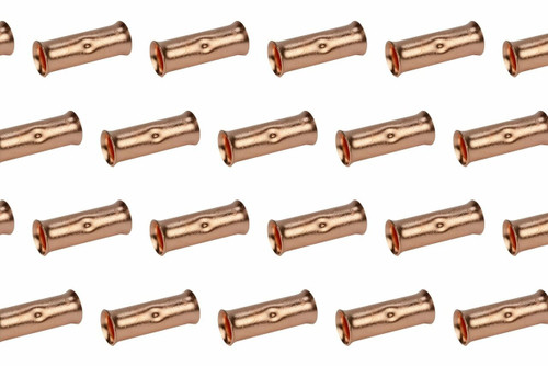4/0 AWG Bare Copper Butt Splice Connector - 50 Pack