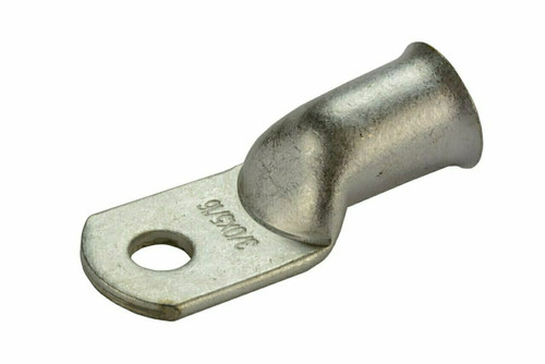 Tin Plated Copper Ring Terminal - 3/0 AWG, 5/16" Hole (100 Pack)