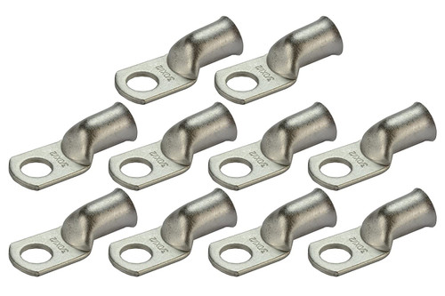 Tin Plated Copper Ring Terminal - 3/0 AWG, 1/2" Hole (10 Pack)