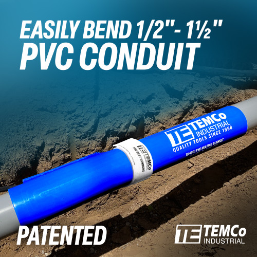 TEMCo TH4001 Conduit Heat Blanket Bender 1/2" - 1 1/2" PVC