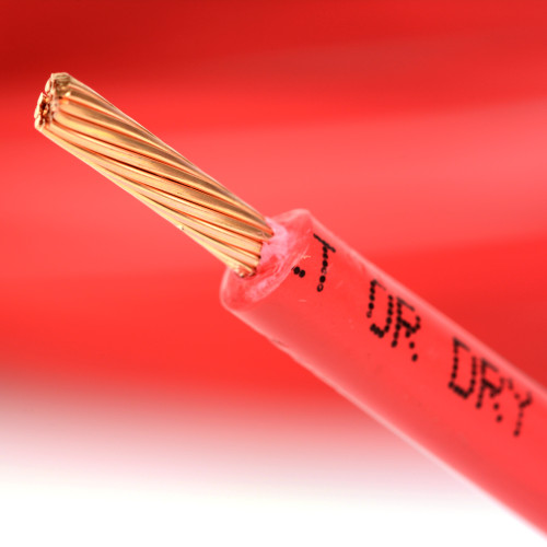 TEMCo 10 AWG Solar PV Wire,  6 Ft Black + 6 Ft Red,  Bare Copper - Made in USA