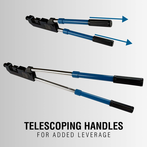 Dieless Indent Lug Crimping Tool 10 AWG to 400 MCM DIELESS Indent