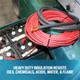 TEMCo 1 Gauge AWG 85 Ft Black Flexible Pure Copper Made in USA Welding Cable Battery Wire - Heavy Duty Solar, Inverter, Car, RV, Truck