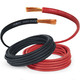 TEMCo 4 Gauge AWG 500 Ft Black + 500 Ft Red Flexible Pure Copper Made in USA Welding Cable Battery Wire - Heavy Duty Solar, Inverter, Car, RV, Truck