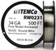 Pure Nickel Wire 34 AWG RW0231 - 500 Ft 0.9568 oz Nickel 200 Ni200 Non-Resistance