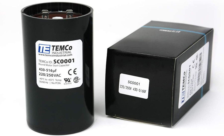 430-516 MFD uF Electric Motor Start Capacitor 220-250V - 250 volt
